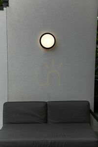 Plafonieră LED de exterior Lutec GOLETA 5205801012, neagră, 24,3 W, 30 cm small 14