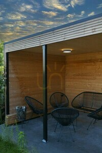 Plafonieră exterior LED Lutec Goleta negru 24,3W 30 cm 5205801012 small 6