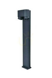 Stâlp iluminat exterior Lutec CYPRES gri aluminiu 75 cm 6604004118 small 1