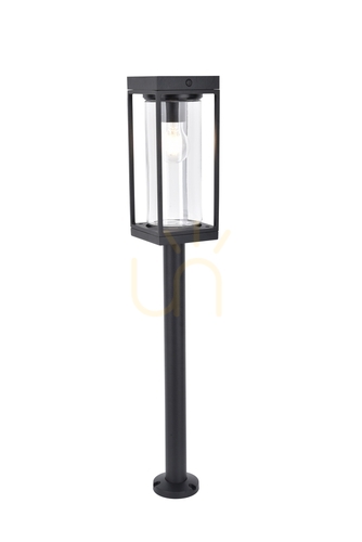 Verifica Stâlp solar exterior Lutec Flair negru 76 cm aluminiu LED 2W 6988802012