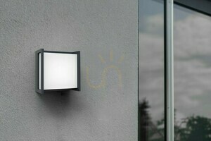 Lampă de perete exterior LED Lutec QUBO 5195404118 gri 9,5W 850 lm IP54 small 2