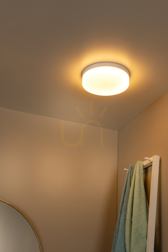 Verifica Plafonieră LED Lucide Biskit alb 28 cm IP44 18W 79111/30/31