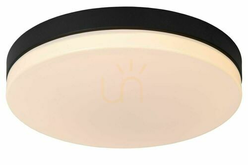 Verifica Plafond LED Lucide Biskit negru 40 cm IP44 36W 79111/40/30