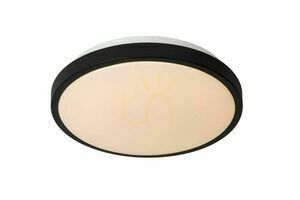 Plafonieră LED Lucide Dashers neagră IP44 29,3 cm 12W 79110/30/30 small 0