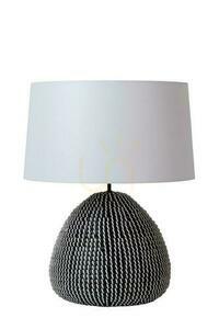 Lampă de masă Lucide MADUKA neagră Japandi seagrass in 10550/81/30 small 1