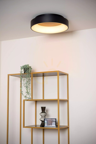 Verifica Plafonieră LED Lucide Mirage neagră 45 cm 33W 1400 lm 2700K 36114/27/30