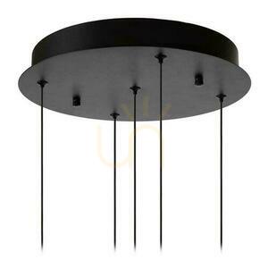 Pendul Lucide SENTUBAL negru LED 5 becuri sticlă metal 13498/24/30 small 5