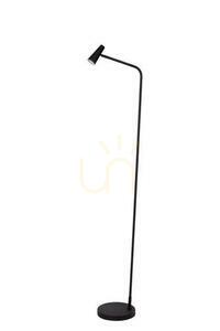 Lampă de podea cu acumulator Lucide Stirling 36720/03/30, LED 3 W 2700 K, 48 h autonomie, variator tactil, neagră 137,5 cm small 1