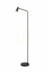 Lampă de podea cu acumulator Lucide Stirling 36720/03/30, LED 3 W 2700 K, 48 h autonomie, variator tactil, neagră 137,5 cm small 0