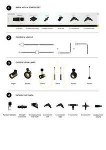 Conector bara de bus Lucide TRACK T-LINKER negru monofazat 09950/07/30 small 2