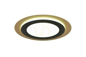 Plafonieră LED Trio MORGAN 641519280 negru-auriu 45 cm cu telecomandă small 1