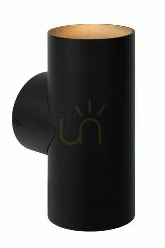 Verifica Aplica perete Lucide BONDI negru aluminiu LED GU10 2x50W 09242/02/30