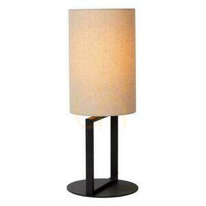 Lampă de masă Lucide HERMAN Japandi bej din bumbac și oțel 30562/81/38 small 2