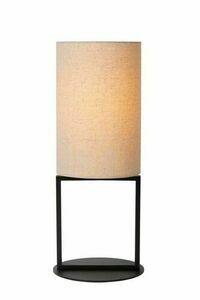 Lampă de masă Lucide HERMAN Japandi bej din bumbac și oțel 30562/81/38 small 0