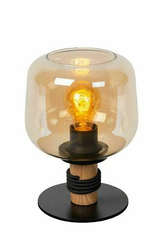Verifica Lampă de masă Lucide Ilona neagră retro 45508/01/62