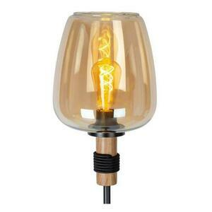 Lampă de podea Lucide ILONA chihlimbar/negru retro 150 cm 45708/01/62 small 2