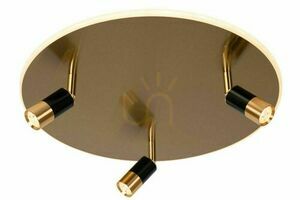 Plafonieră LED Lucide JUBEL aurie/neagră 48 cm 71101/48/02 small 0