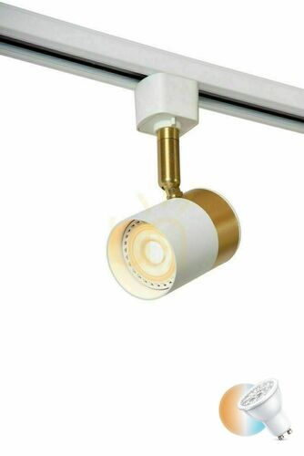 Verifica Lumină șină Lucide TRACK Floris alb auriu GU10 LED CCT 09952/01/31