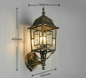 Lampă de perete pentru exterior Trio VOLTURNO 205960128 small 7