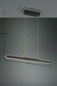Lampă suspendată Trio HELIOS 343310132 small 7