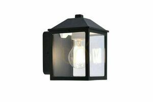 Lampă de perete exterior Lutec SPIRE 5290603012 negru aluminiu IP44 E27 25W small 0
