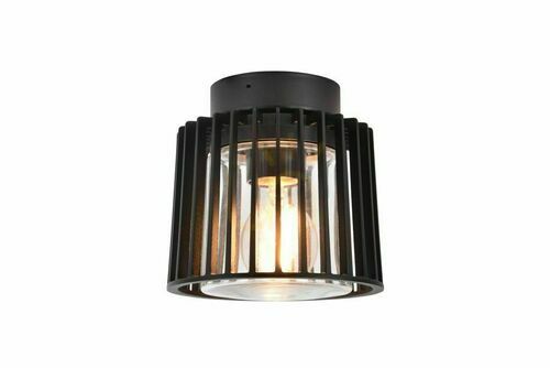 Verifica Plafonieră exterior Lutec SHYNE negru aluminiu sticlă 16,1 cm 6397501012