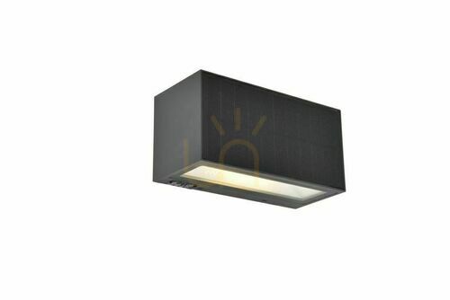 Verifica Aplică de exterior solară hibridă LUTEC INKA 6989101118 LED 9 W gri închis IP44