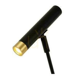 Lampă de podea Lucide ALEC neagră LED G9 3 W 127 cm 03746/03/30 small 3