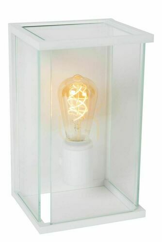 Verifica Aplica exterior Lucide CLAIRE alb sticlă IP54 27883/01/31