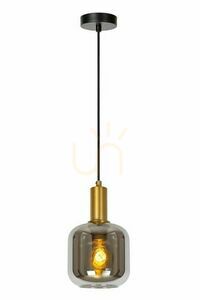 Pendul Lucide JOANET auriu negru sticlă Ø16 cm 45494/16/65 small 0