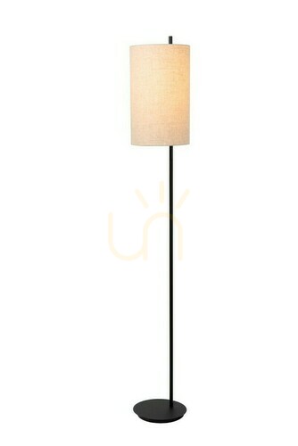 Verifica Lampă de podea Lucide MAGIC Japandi negru-bej metal in 165 cm