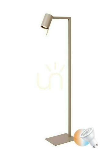 Verifica Lampă de podea pentru citit Lucide LESLEY taupe 130 cm GU10 03725/01/41