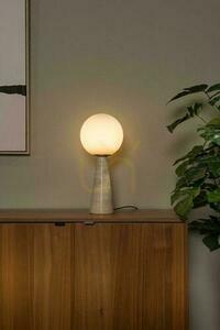 Lampă de masă Lucide Evin gri sticlă și marmură Japandi 46,7 cm small 1