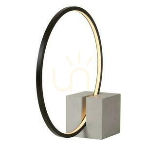 Lampă de masă Lucide CIRKELIS LED neagră, dimabilă, aluminiu, 32 cm small 1