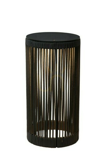 Verifica Lampă de exterior Lucide Pingi LED neagră Japandi IP44 61,5 cm