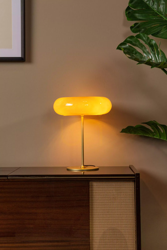 Verifica Lampă de masă Lucide SENTINO taupe și auriu mat, 3×G9, Ø30 cm, 10525/01/41