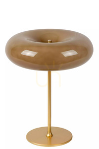 Lampă de masă Lucide SENTINO taupe și auriu mat, 3×G9, Ø30 cm, 10525/01/41 small 4