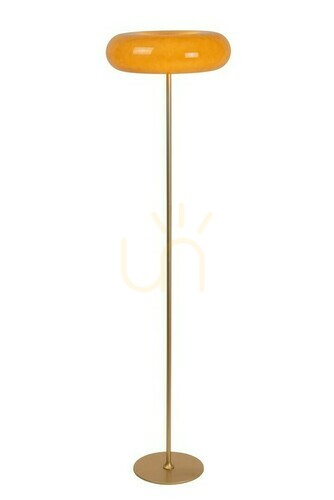 Verifica Lampă de podea Lucide Sentino LED retro gri aurie 150 cm