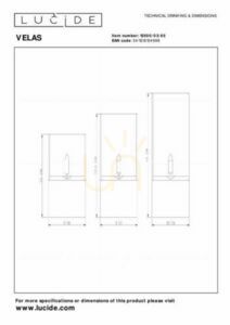 Lampă de masă Lucide VELAS LED gri sticlă modernă 25 cm small 9