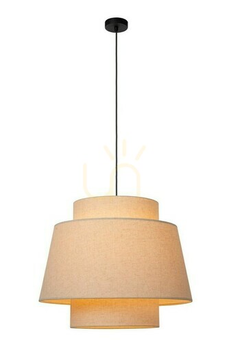 Verifica Pendul Lucide Tribute bej Japandi 60 cm textil metal E27 dimabil
