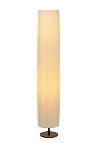 Verifica Lampă de podea Lucide FOLD alb, țesătură, metal, Japandi 120 cm