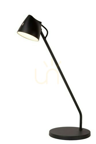 Verifica Lampă de birou Lucide MILNE LED neagră, dimabilă, metal, modernă