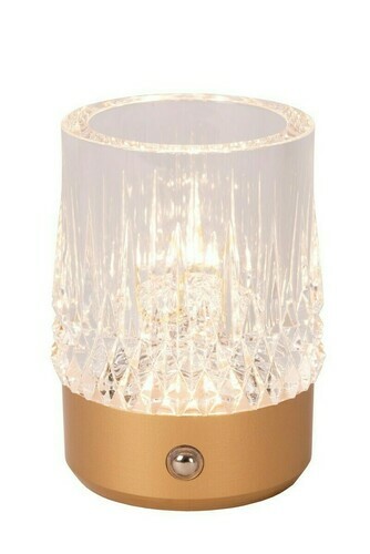 Verifica Lampă de masă Lucide LILI LED aurie, tactilă, dimabilă, 8 cm, acrilic