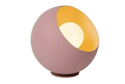Verifica Lampă de masă Lucide Doredos roz metal modern 20 cm