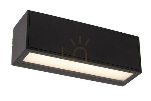 Verifica Aplica exterior Lucide SUTTON LED 2W neagra IP65 aluminiu modern 25,8 cm
