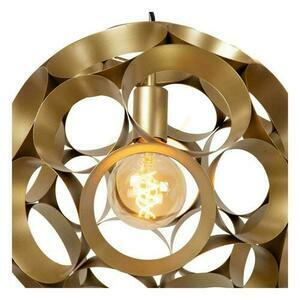 Lampă suspendată Lucide HANNELORE aurie metal modern 40 cm small 1