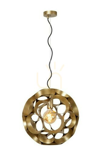 Verifica Lampă suspendată Lucide HANNELORE aurie metal modern 40 cm