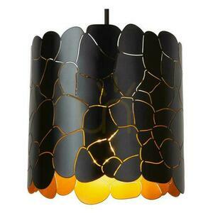 Pendul Lucide ALMELO negru-auriu metal, 3 becuri, E27, modern small 1