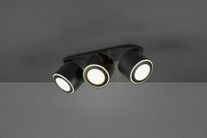 Plafonieră LED Trio TAURUS 652910332, negru mat, 3 spoturi small 2