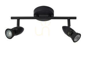 Spot Lucide CARO negru metal 2xGU10 13955/02/30 small 1